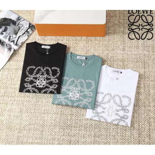 Replica LOEWE T-Shirts Short Sleeved For Men #1293471 $38.00 USD for Wholesale