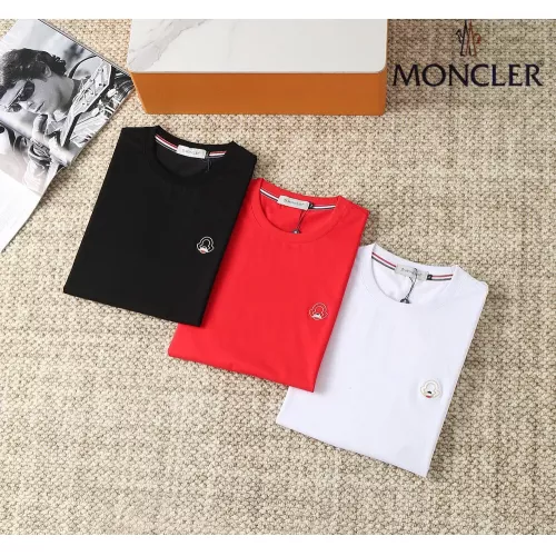 Replica Moncler T-Shirts Short Sleeved For Men #1293477 $38.00 USD for Wholesale