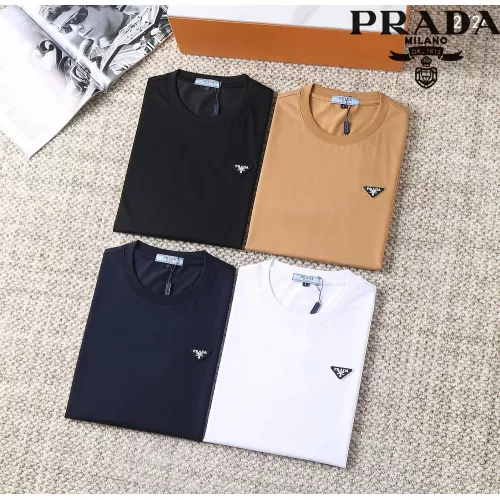 Replica Prada T-Shirts Short Sleeved For Men #1293489 $38.00 USD for Wholesale