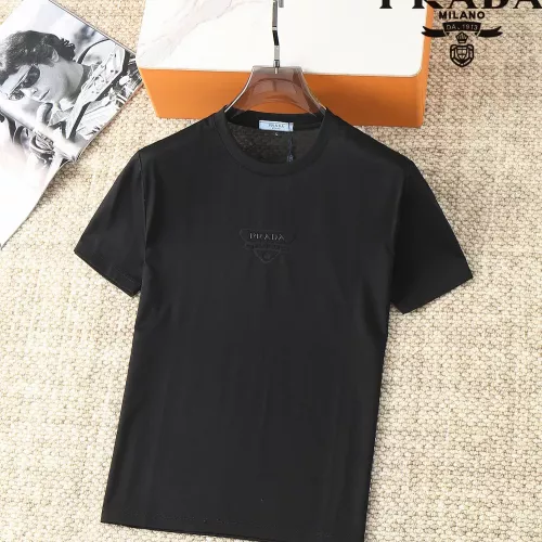 Prada T-Shirts Short Sleeved For Men #1293512 $38.00 USD, Wholesale Replica Prada T-Shirts