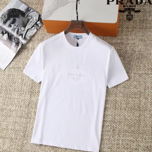 Prada T-Shirts Short Sleeved For Men #1293513 $38.00 USD, Wholesale Replica Prada T-Shirts