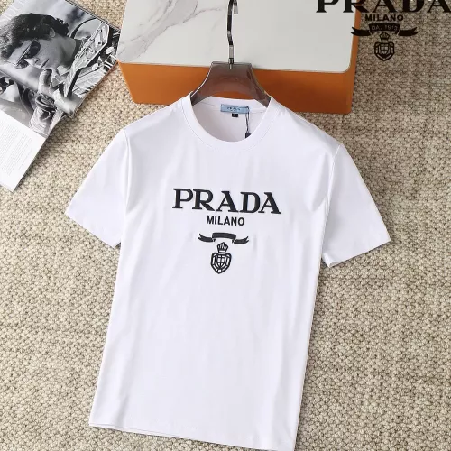 Prada T-Shirts Short Sleeved For Men #1293527 $38.00 USD, Wholesale Replica Prada T-Shirts