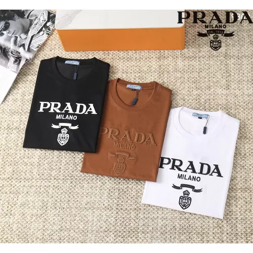 Replica Prada T-Shirts Short Sleeved For Men #1293528 $38.00 USD for Wholesale