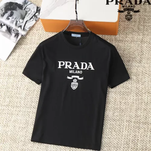 Prada T-Shirts Short Sleeved For Men #1293529 $38.00 USD, Wholesale Replica Prada T-Shirts