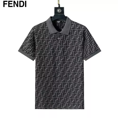 Fendi T-Shirts Short Sleeved For Men #1293530 $29.00 USD, Wholesale Replica Fendi T-Shirts