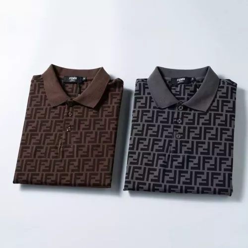 Replica Fendi T-Shirts Short Sleeved For Men #1293530 $29.00 USD for Wholesale