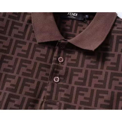 Replica Fendi T-Shirts Short Sleeved For Men #1293532 $29.00 USD for Wholesale