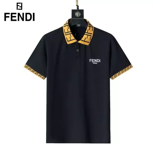 Fendi T-Shirts Short Sleeved For Men #1293534 $29.00 USD, Wholesale Replica Fendi T-Shirts