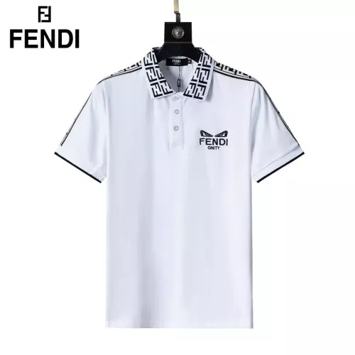 Fendi T-Shirts Short Sleeved For Men #1293535 $29.00 USD, Wholesale Replica Fendi T-Shirts