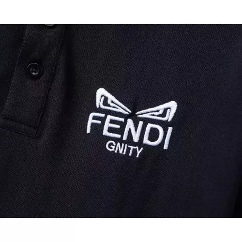 Replica Fendi T-Shirts Short Sleeved For Men #1293536 $29.00 USD for Wholesale