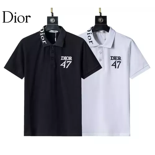 Replica Christian Dior T-Shirts Short Sleeved For Men #1293610 $29.00 USD for Wholesale