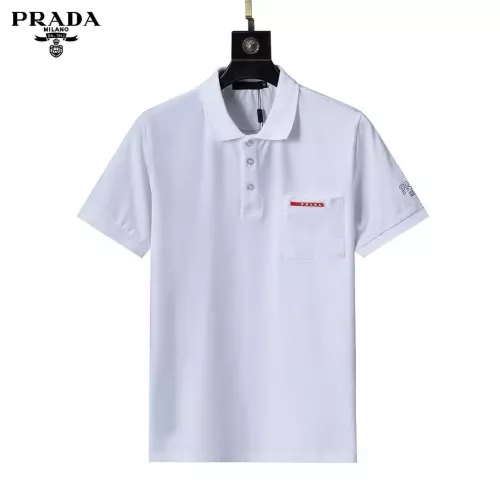 Prada T-Shirts Short Sleeved For Men #1293668 $29.00 USD, Wholesale Replica Prada T-Shirts