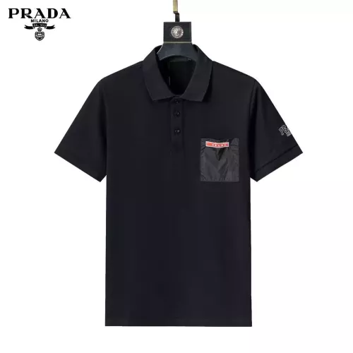 Prada T-Shirts Short Sleeved For Men #1293669 $29.00 USD, Wholesale Replica Prada T-Shirts