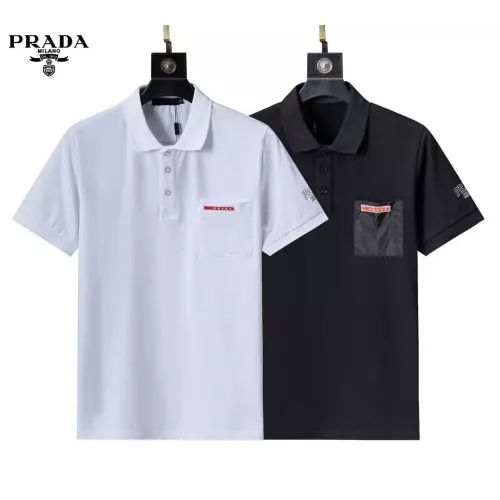 Replica Prada T-Shirts Short Sleeved For Men #1293669 $29.00 USD for Wholesale