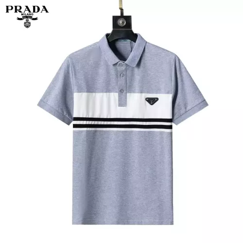 Prada T-Shirts Short Sleeved For Men #1293671 $29.00 USD, Wholesale Replica Prada T-Shirts