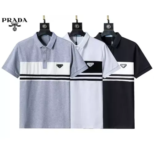 Replica Prada T-Shirts Short Sleeved For Men #1293671 $29.00 USD for Wholesale