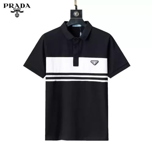 Prada T-Shirts Short Sleeved For Men #1293672 $29.00 USD, Wholesale Replica Prada T-Shirts