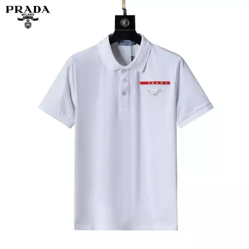 Prada T-Shirts Short Sleeved For Men #1293674 $29.00 USD, Wholesale Replica Prada T-Shirts