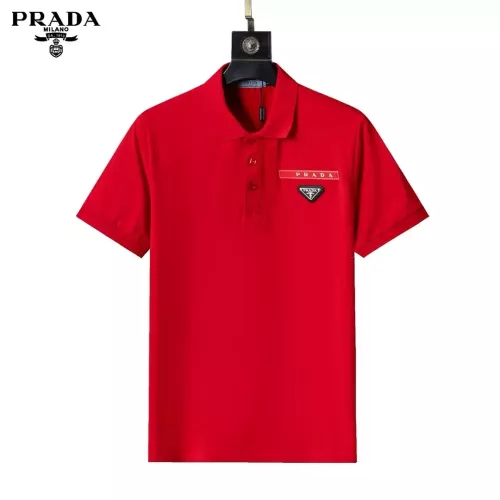 Prada T-Shirts Short Sleeved For Men #1293675 $29.00 USD, Wholesale Replica Prada T-Shirts