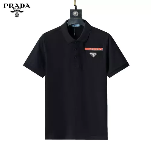 Prada T-Shirts Short Sleeved For Men #1293676 $29.00 USD, Wholesale Replica Prada T-Shirts