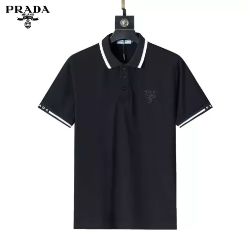 Prada T-Shirts Short Sleeved For Men #1293679 $29.00 USD, Wholesale Replica Prada T-Shirts