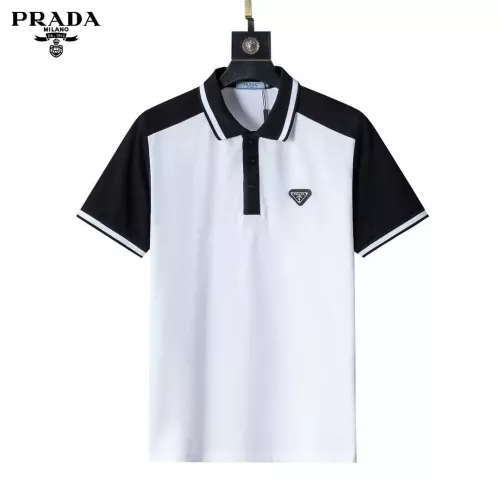 Prada T-Shirts Short Sleeved For Men #1293683 $29.00 USD, Wholesale Replica Prada T-Shirts