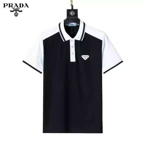 Prada T-Shirts Short Sleeved For Men #1293685 $29.00 USD, Wholesale Replica Prada T-Shirts