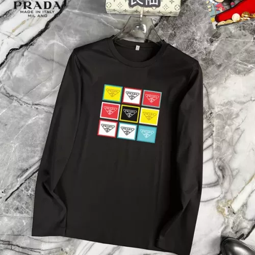 Prada T-Shirts Long Sleeved For Unisex #1293729 $34.00 USD, Wholesale Replica Prada T-Shirts