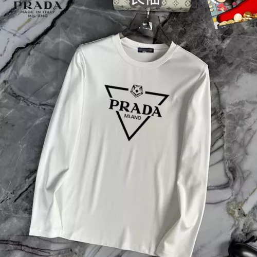 Prada T-Shirts Long Sleeved For Unisex #1293772 $34.00 USD, Wholesale Replica Prada T-Shirts