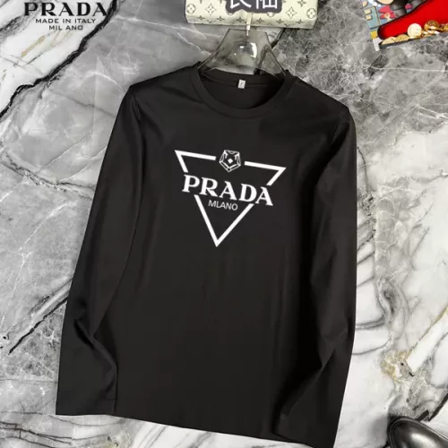 Prada T-Shirts Long Sleeved For Unisex #1293773 $34.00 USD, Wholesale Replica Prada T-Shirts