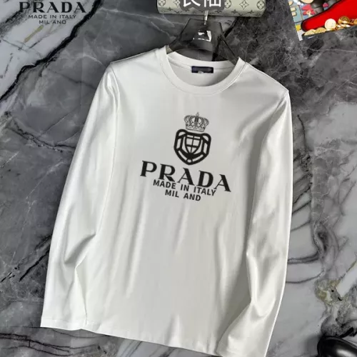 Prada T-Shirts Long Sleeved For Unisex #1293792 $34.00 USD, Wholesale Replica Prada T-Shirts