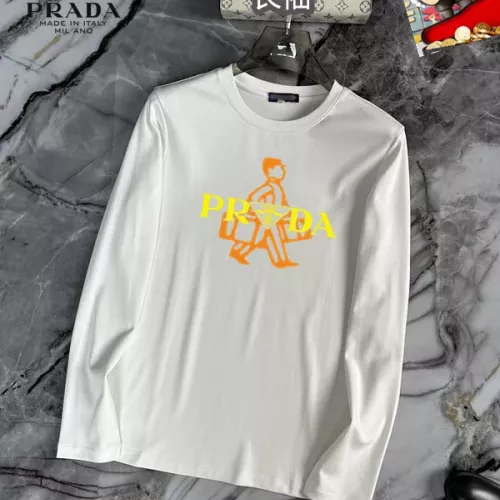 Prada T-Shirts Long Sleeved For Unisex #1293810 $34.00 USD, Wholesale Replica Prada T-Shirts