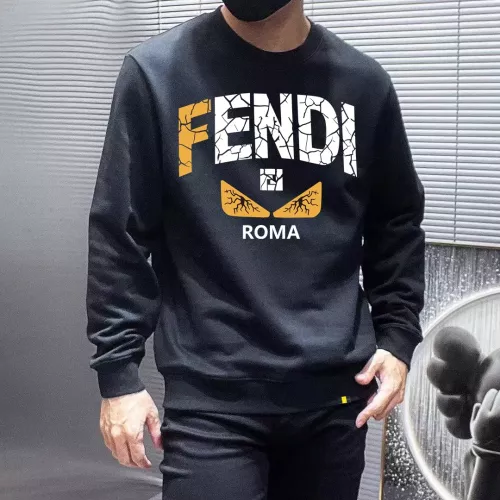 Replica Fendi Hoodies Long Sleeved For Men #1293995 $48.00 USD for Wholesale