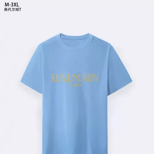 Balmain T-Shirts Short Sleeved For Men #1294082 $25.00 USD, Wholesale Replica Balmain T-Shirts