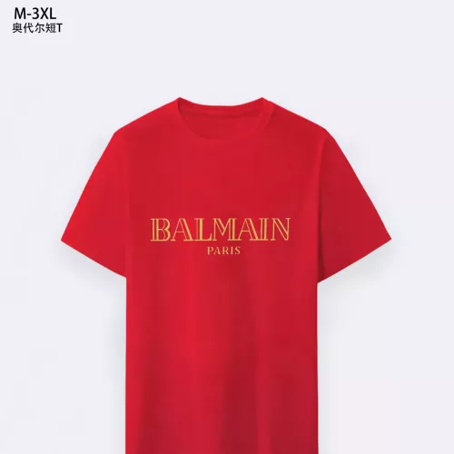 Balmain T-Shirts Short Sleeved For Men #1294083 $25.00 USD, Wholesale Replica Balmain T-Shirts