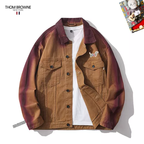 Thom Browne Jackets Long Sleeved For Unisex #1294089 $68.00 USD, Wholesale Replica Thom Browne Jackets