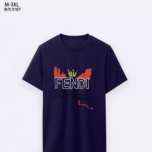 Fendi T-Shirts Short Sleeved For Men #1294093 $25.00 USD, Wholesale Replica Fendi T-Shirts