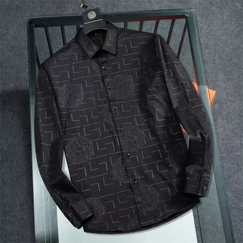 Versace Shirts Long Sleeved For Men #1294280 $48.00 USD, Wholesale Replica Versace Shirts