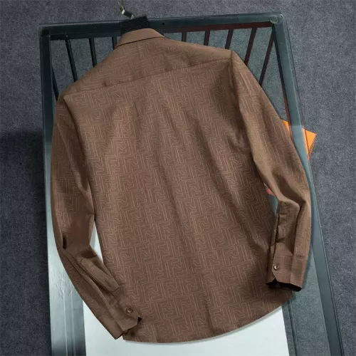 Replica Fendi Shirts Long Sleeved For Men #1294281 $48.00 USD for Wholesale