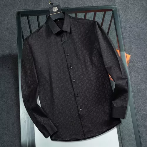 Fendi Shirts Long Sleeved For Men #1294282 $48.00 USD, Wholesale Replica Fendi Shirts