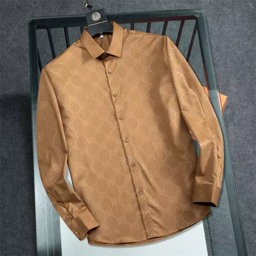 Gucci Shirts Long Sleeved For Men #1294283 $48.00 USD, Wholesale Replica Gucci Shirts