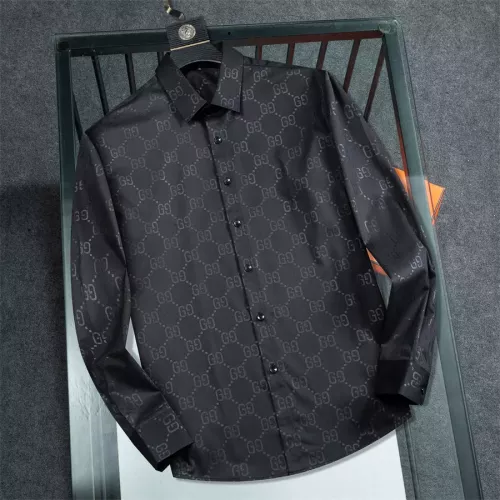 Gucci Shirts Long Sleeved For Men #1294284 $48.00 USD, Wholesale Replica Gucci Shirts