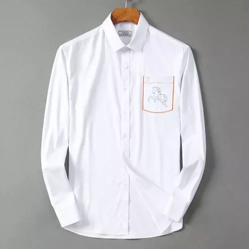 Hermes Shirts Long Sleeved For Men #1294313 $42.00 USD, Wholesale Replica Hermes Shirts