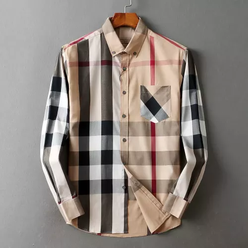 Burberry Shirts Long Sleeved For Men #1294317 $39.00 USD, Wholesale Replica Burberry Shirts