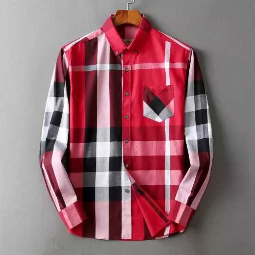 Burberry Shirts Long Sleeved For Men #1294318 $39.00 USD, Wholesale Replica Burberry Shirts