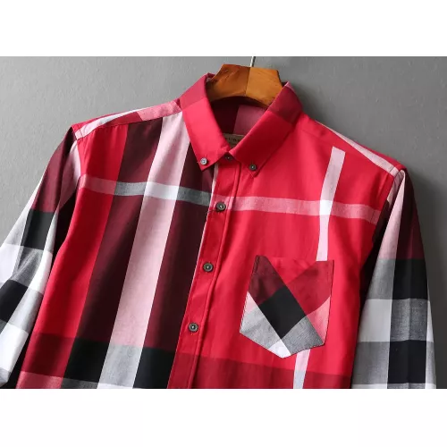 Replica Burberry Shirts Long Sleeved For Men #1294318 $39.00 USD for Wholesale