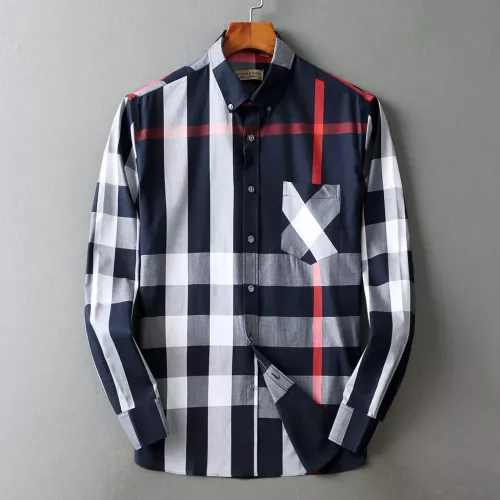 Burberry Shirts Long Sleeved For Men #1294319 $39.00 USD, Wholesale Replica Burberry Shirts