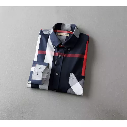 Replica Burberry Shirts Long Sleeved For Men #1294319 $39.00 USD for Wholesale