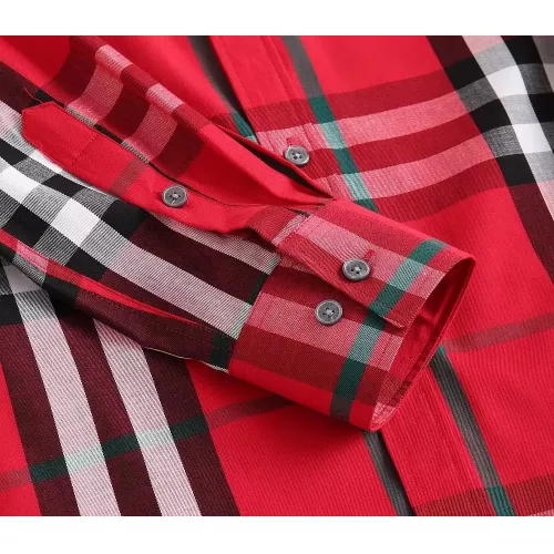 Replica Burberry Shirts Long Sleeved For Men #1294341 $38.00 USD for Wholesale