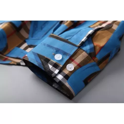 Replica Burberry Shirts Long Sleeved For Men #1294343 $52.00 USD for Wholesale